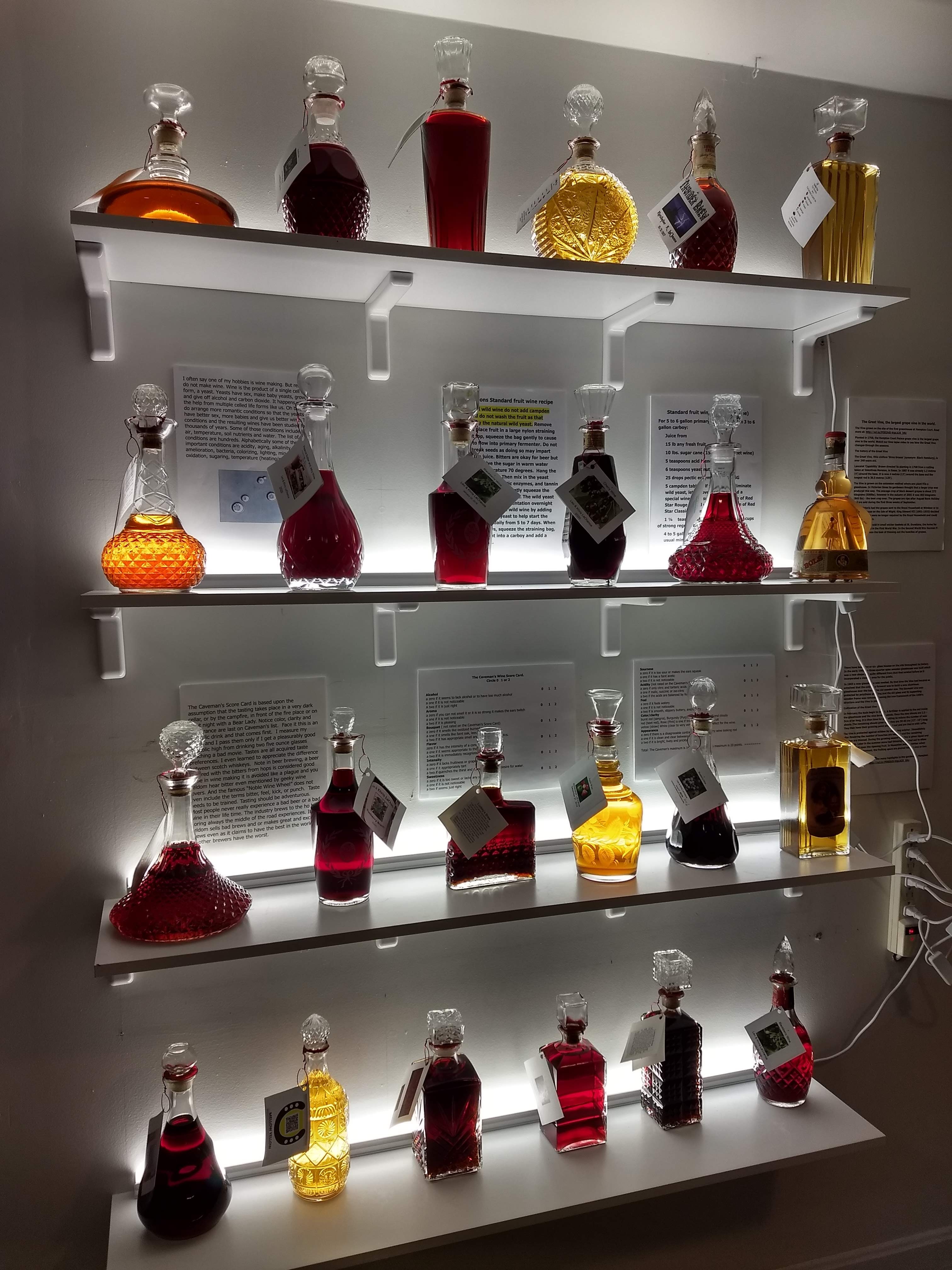 Luckey's Antique Wine Decanter Collection